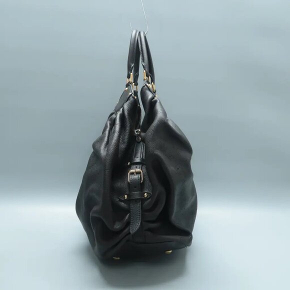 100% Authentic Louis Vuitton Mahina Lunar Brown Monogram Leather Tote 719-12524 - Picture 4 of 12